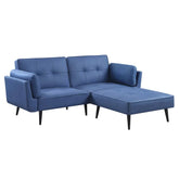 Nafisa Blue Fabric Sofa Model LV00823 By ACME Furniture